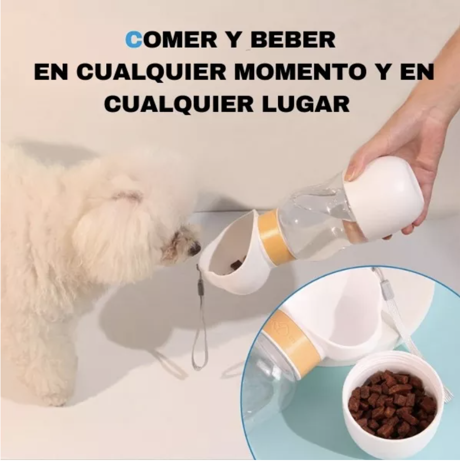 Miniatura 5 de Comedero + Bebedero Agua Para Mascotas
